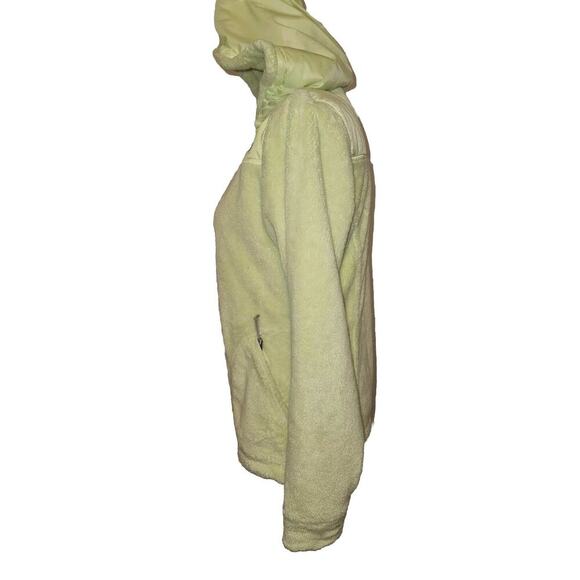 The North Face Women's Fleece Jacket Green Long Sleeve Full Zip Jacket - Picture 8 of 11